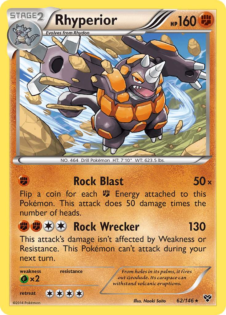 Rhyperior XY card