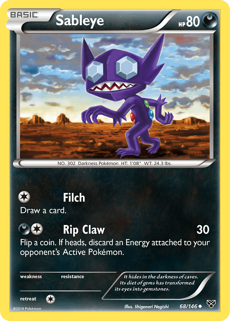 Sableye XY card