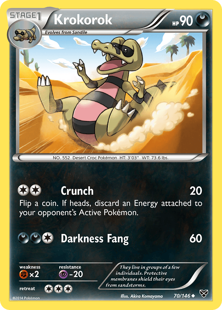 Krokorok XY card