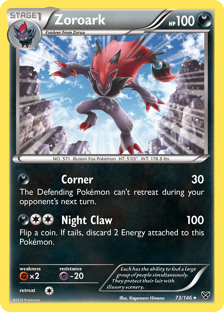 Zoroark XY card