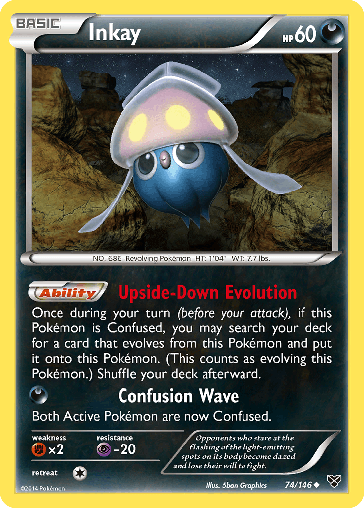 Inkay XY card