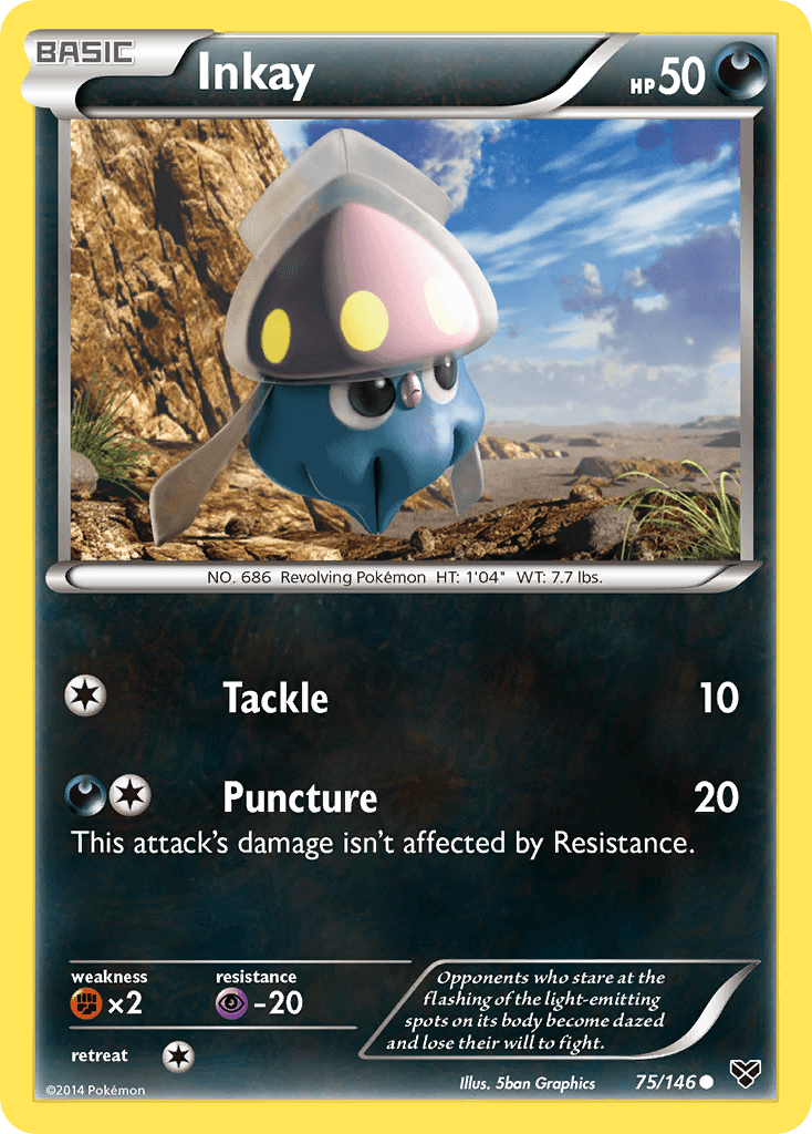 Inkay XY card