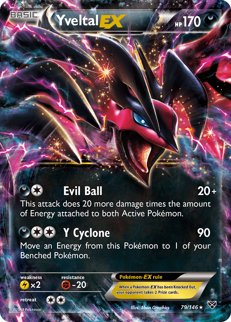 Yveltal-EX XY card