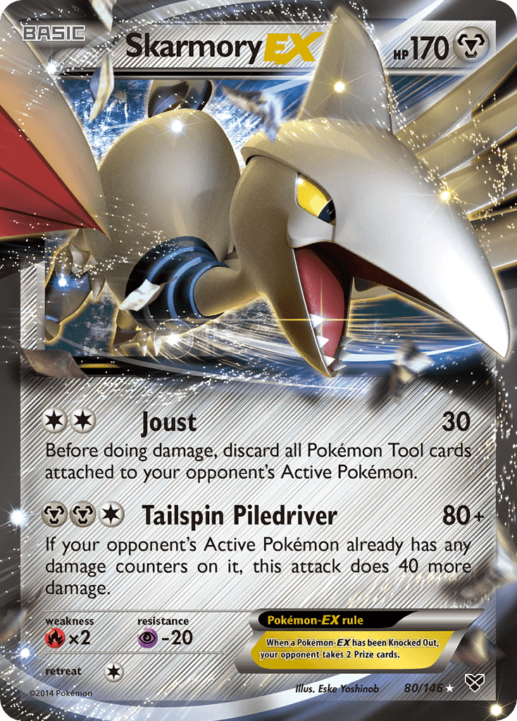 Skarmory-EX XY card