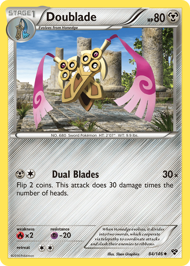 Doublade XY card