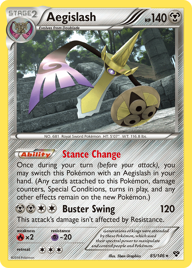 Aegislash XY card
