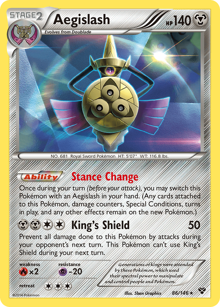 Aegislash XY card