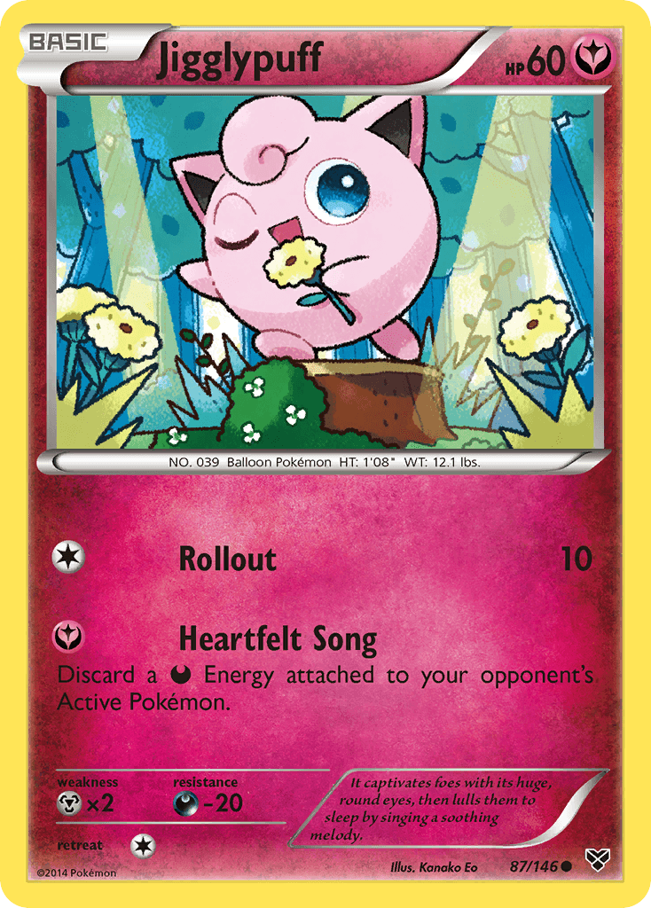Jigglypuff XY card