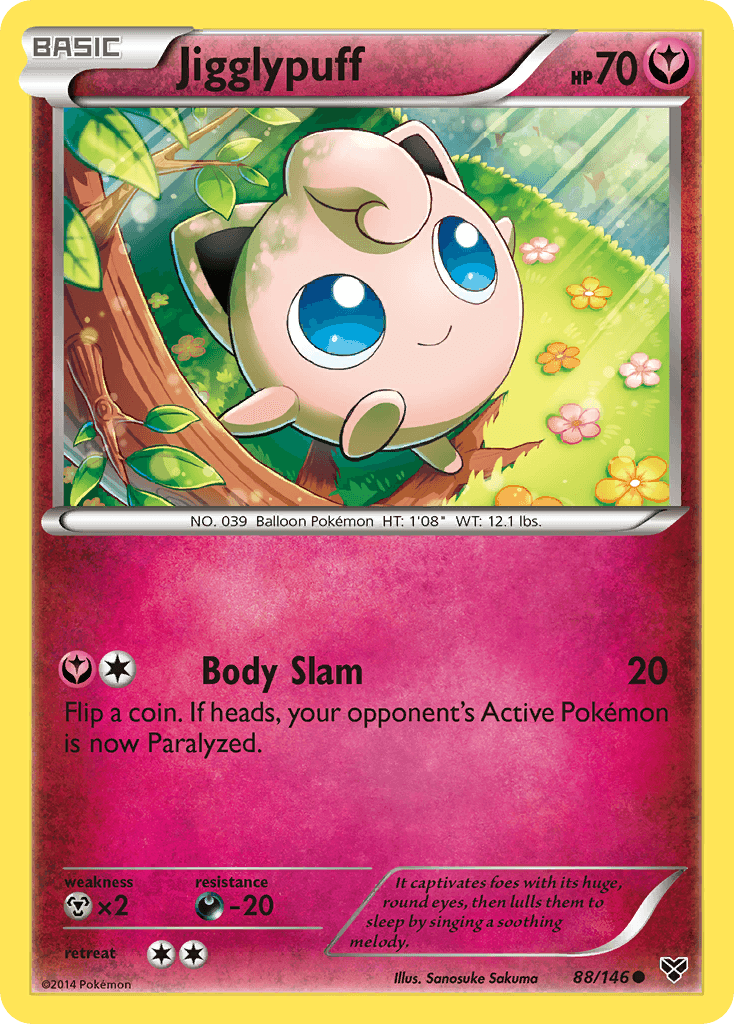 Jigglypuff XY card