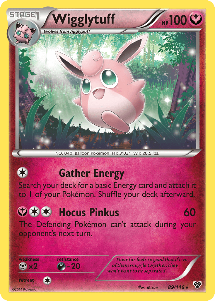 Wigglytuff XY card