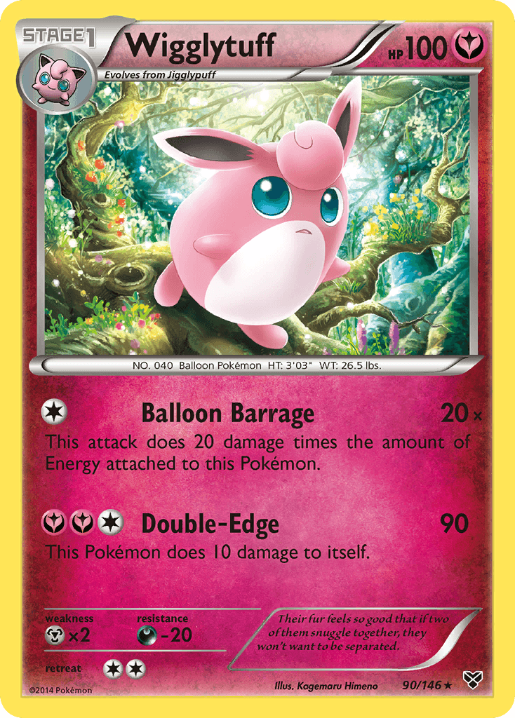 Wigglytuff XY card