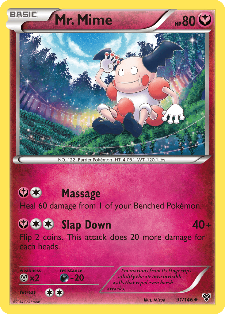 Mr. Mime XY card