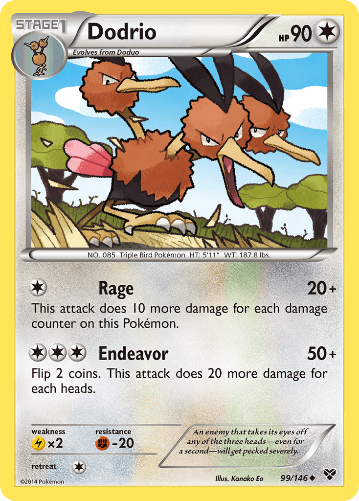 Dodrio XY card