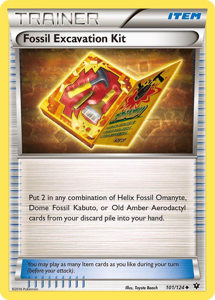 Fossil Excavation Kit Fates Collide card