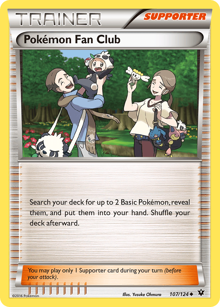 Pokémon Fan Club Fates Collide card