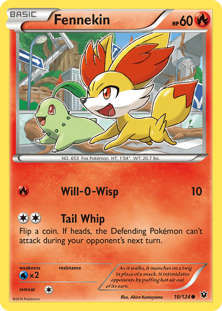 Fennekin Fates Collide card