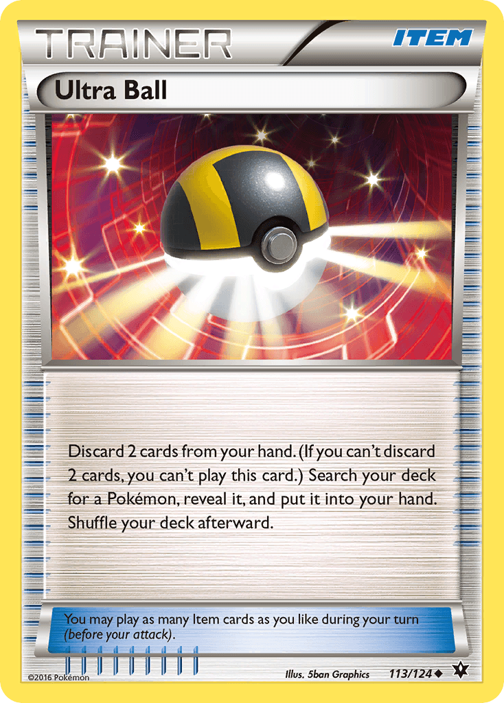 Ultra Ball Fates Collide card