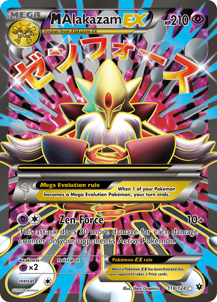M Alakazam-EX Fates Collide card
