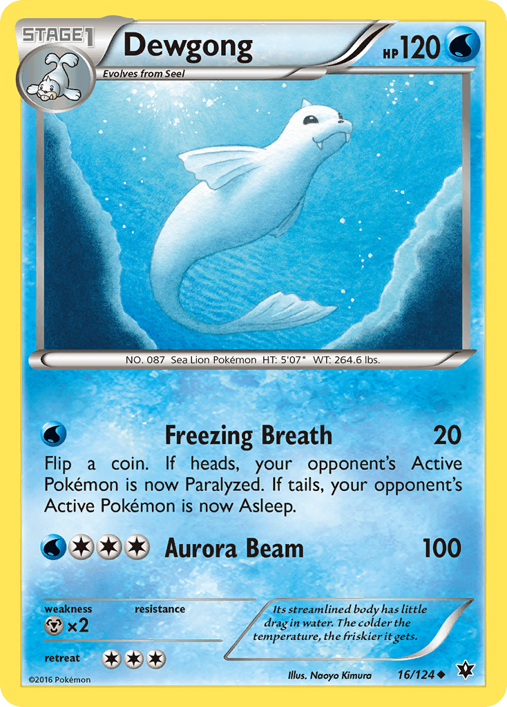 Dewgong Fates Collide card