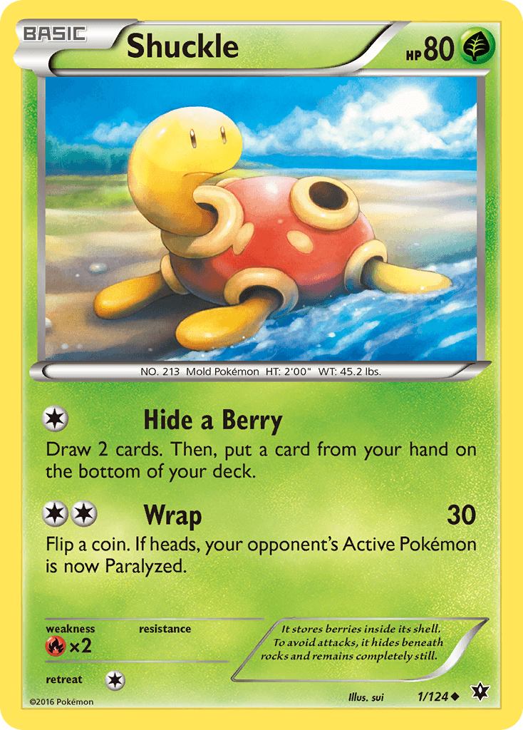 Shuckle Fates Collide card