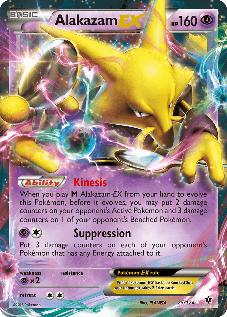 Alakazam-EX Fates Collide card
