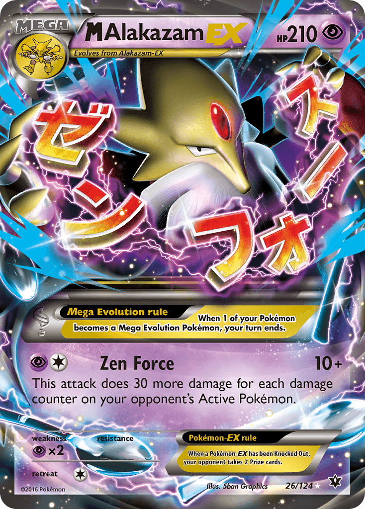 M Alakazam-EX Fates Collide card