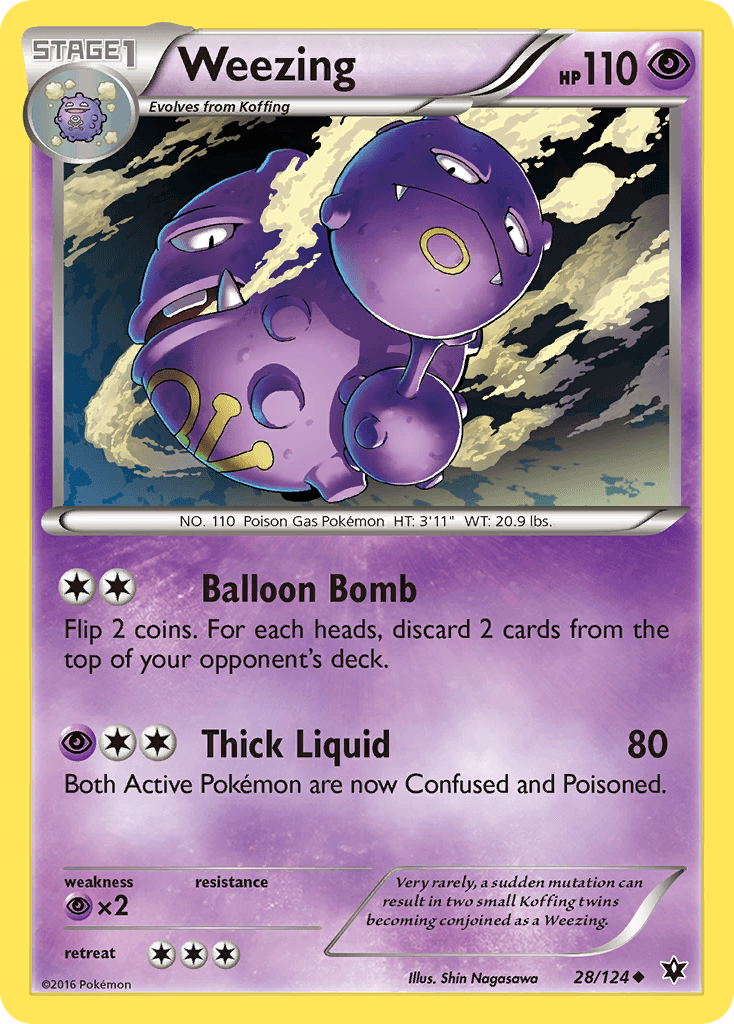 Weezing Fates Collide card