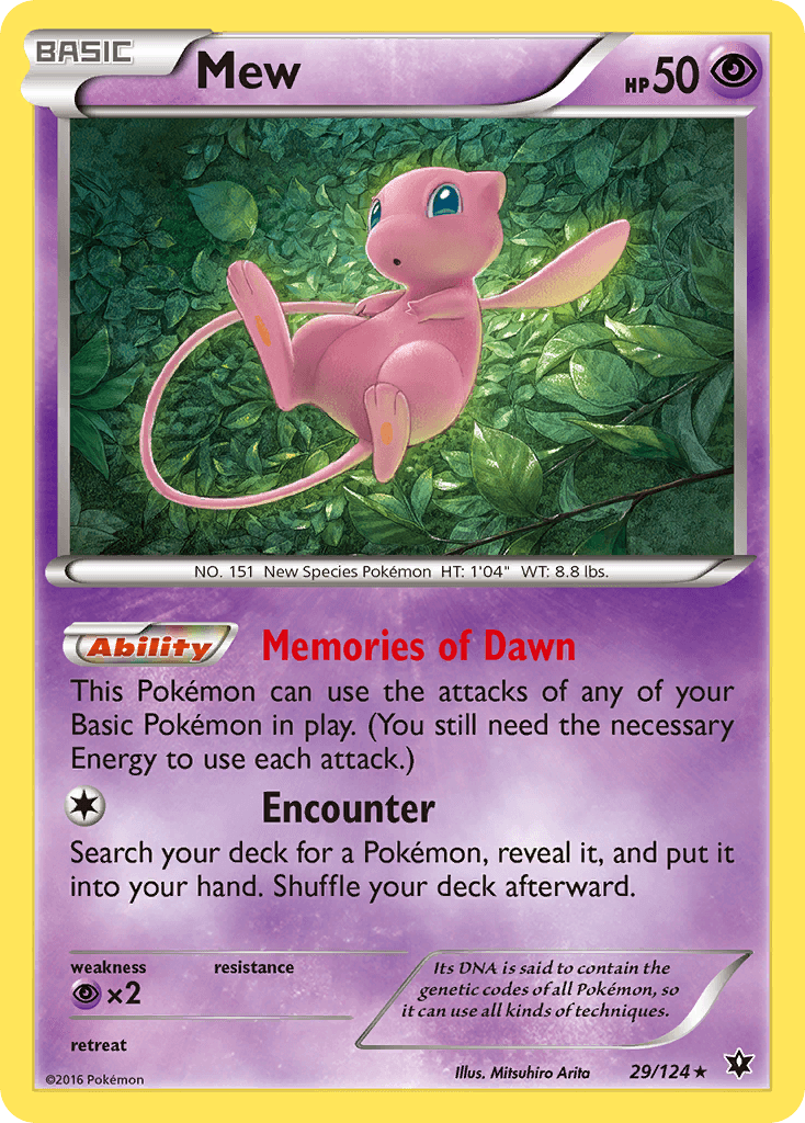 Mew Fates Collide card