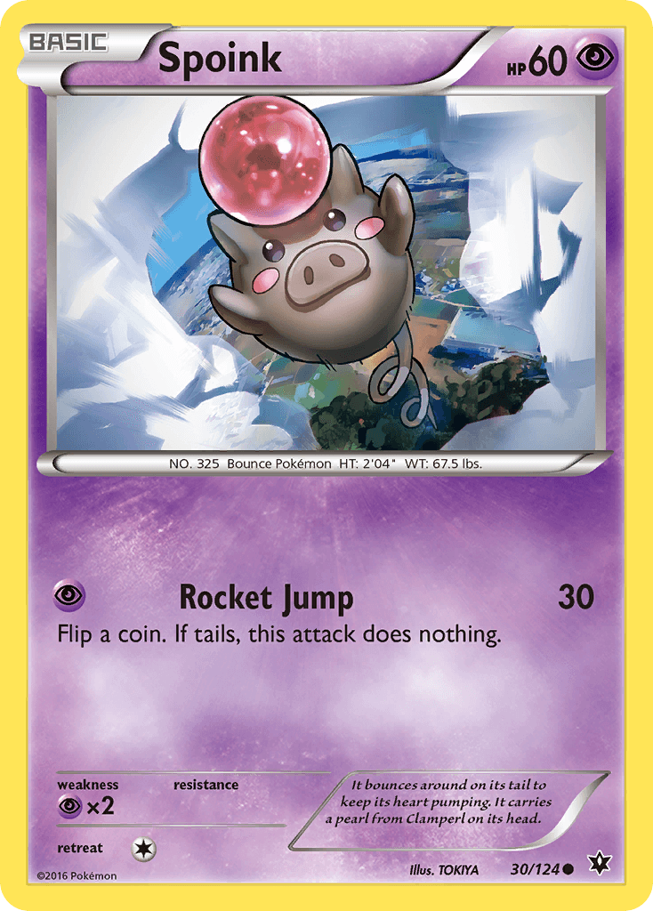 Spoink Fates Collide card