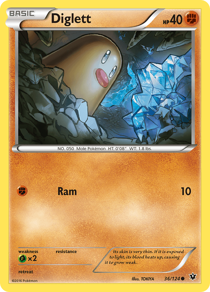 Diglett 宝可梦 card