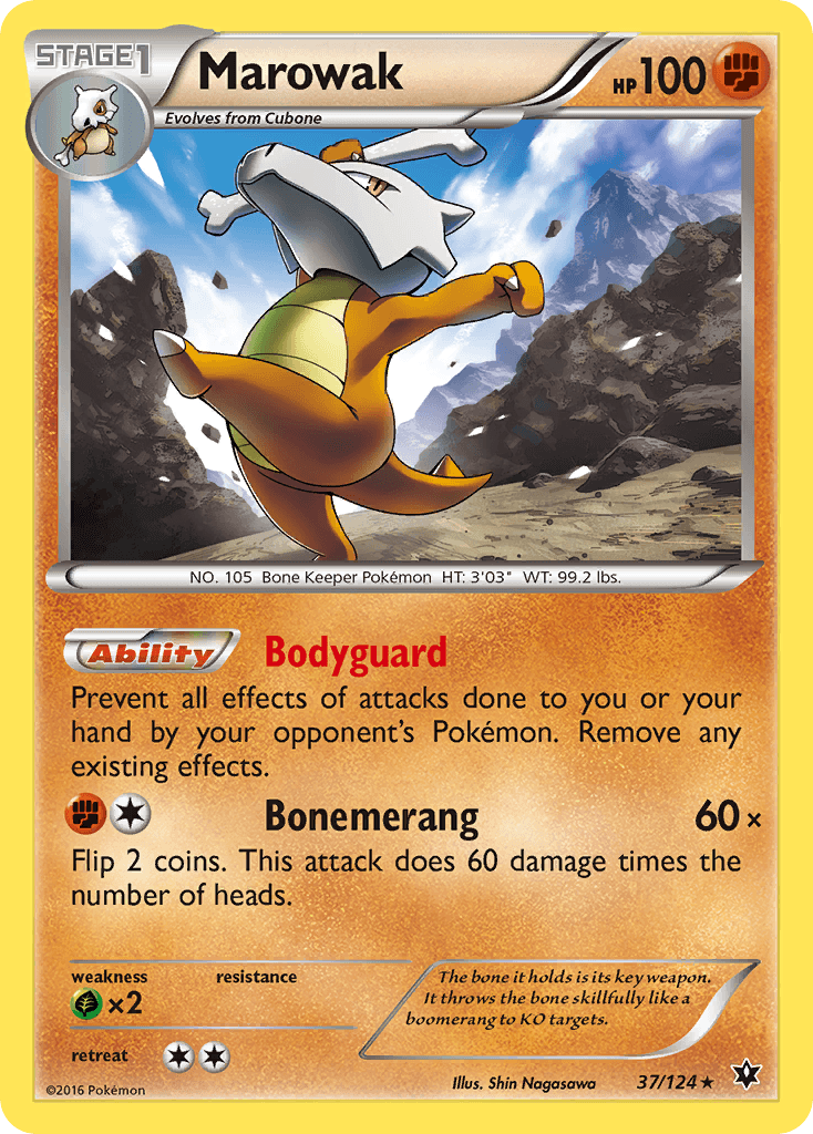 Marowak Fates Collide card