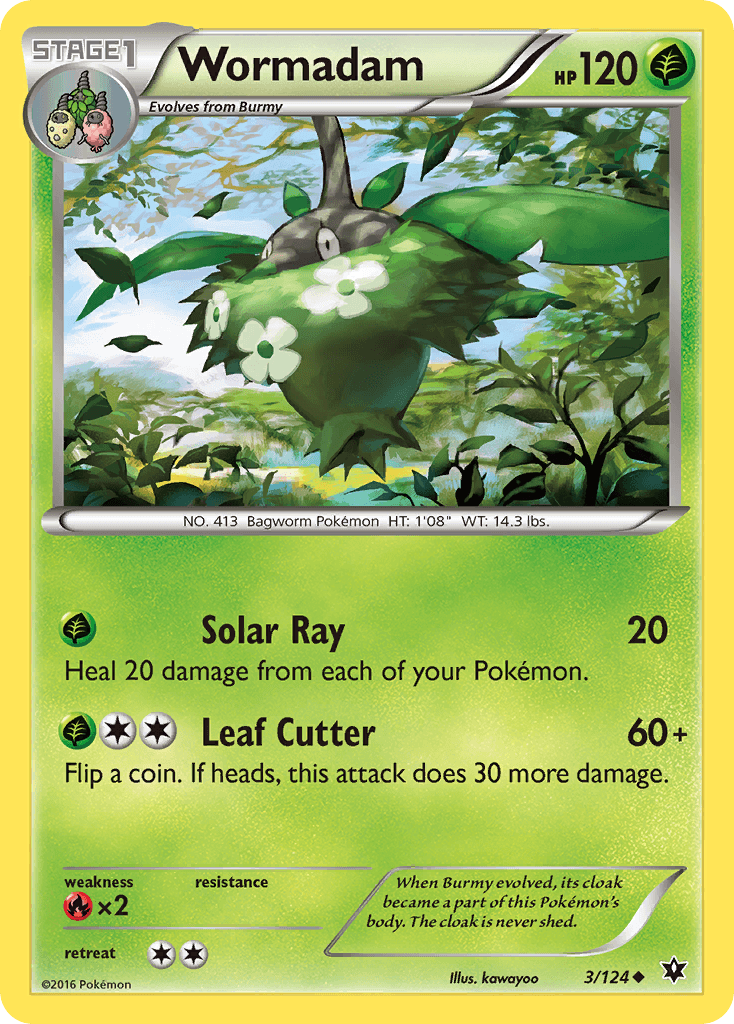 Wormadam Fates Collide card