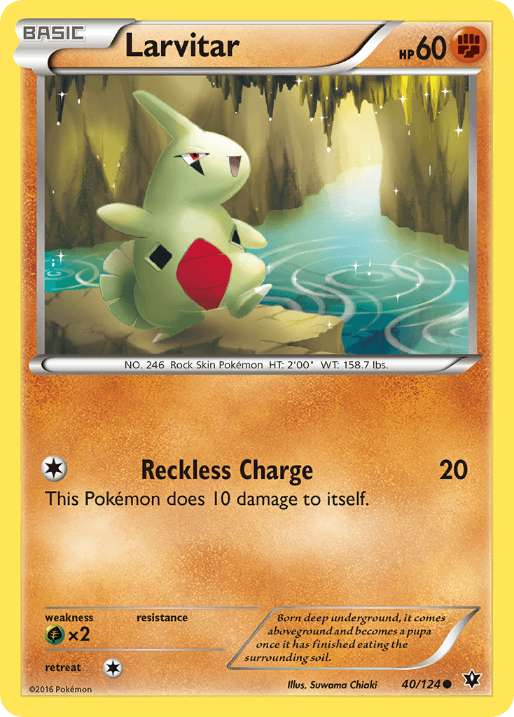Larvitar Fates Collide card