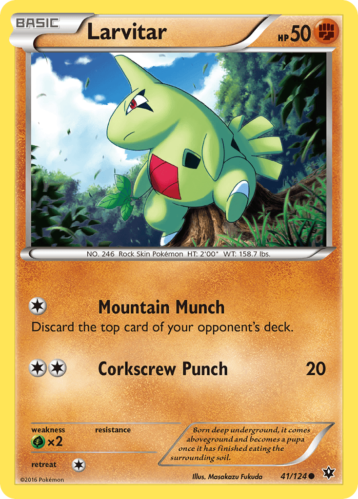 Larvitar Fates Collide card