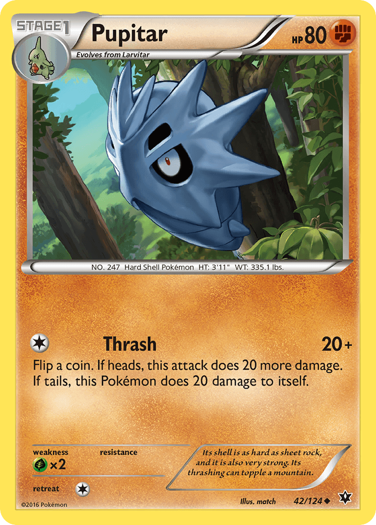 Pupitar 寶可夢 card