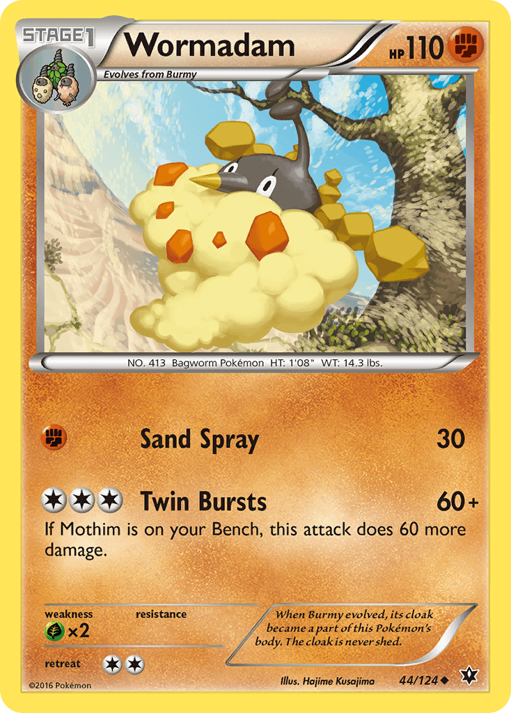 Wormadam Fates Collide card