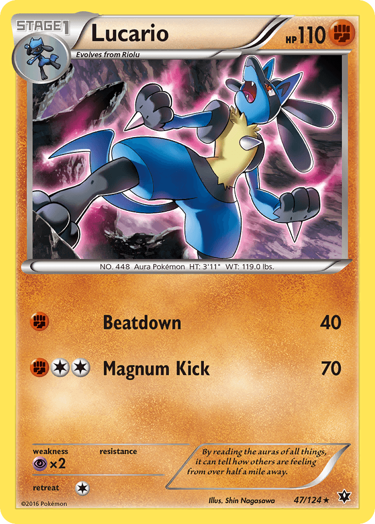 Lucario Fates Collide card