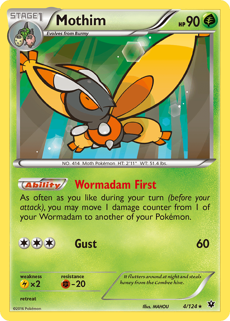 Mothim Fates Collide card
