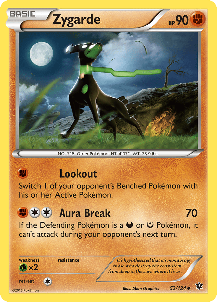Zygarde Fates Collide card