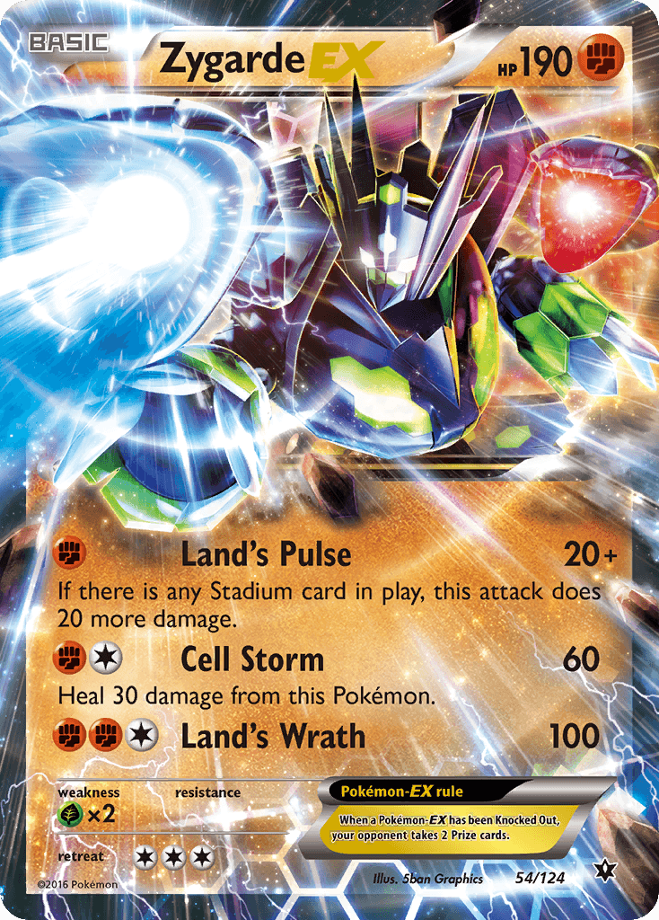 Zygarde-EX Fates Collide card