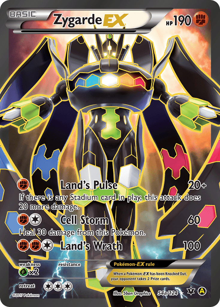 Zygarde-EX Fates Collide card