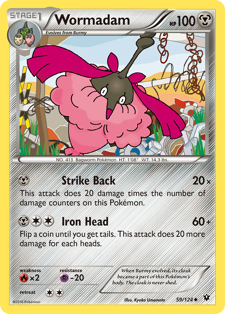 Wormadam Fates Collide card