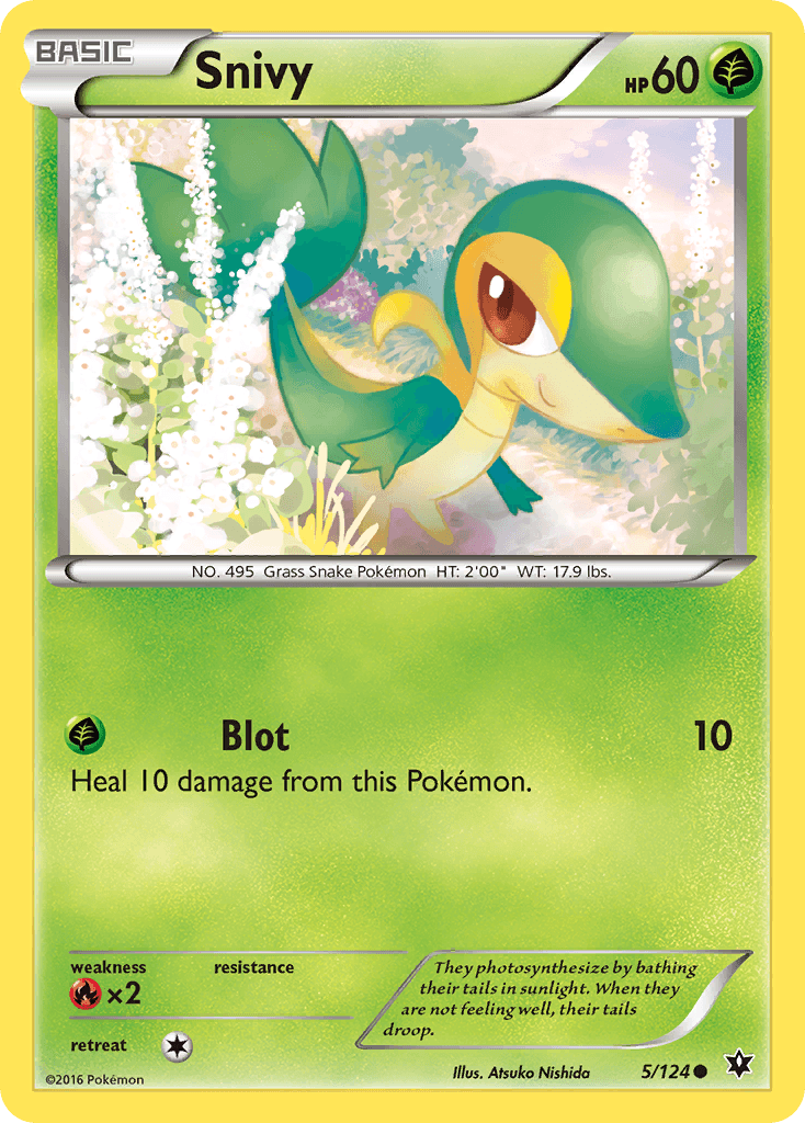 Snivy 宝可梦 card
