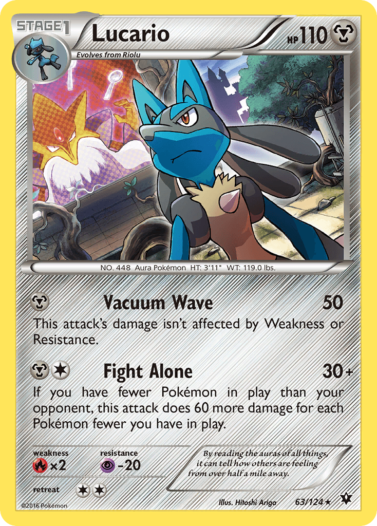 Lucario Fates Collide card