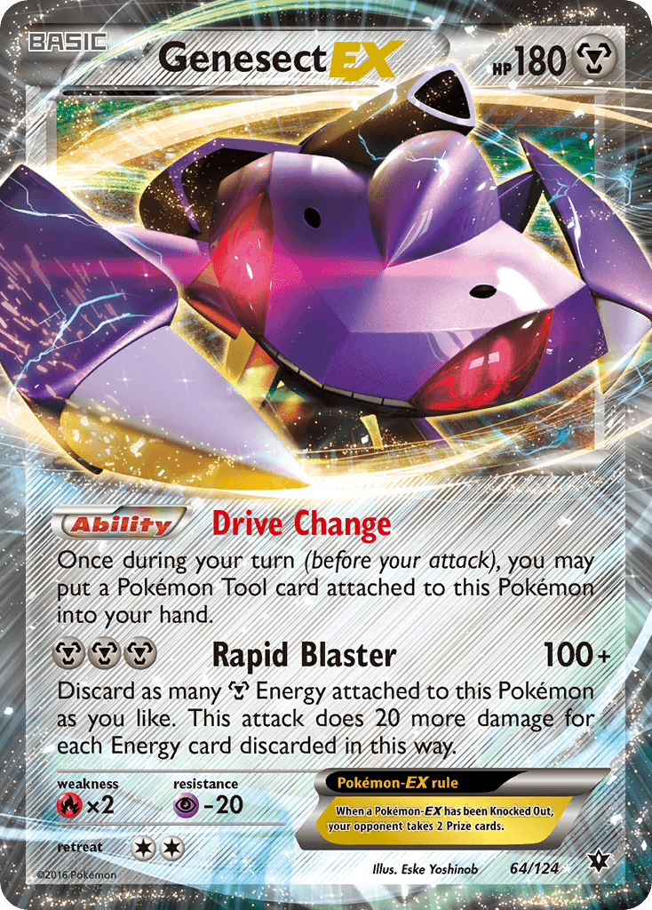 Genesect-EX Fates Collide card