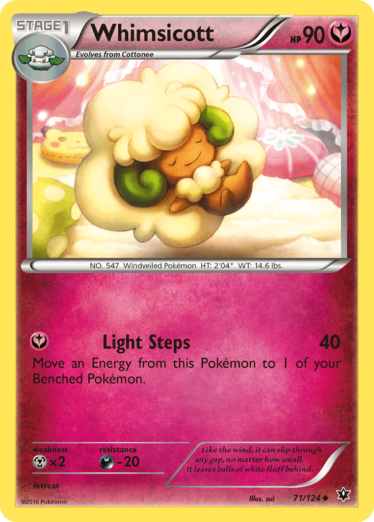 Whimsicott Fates Collide card