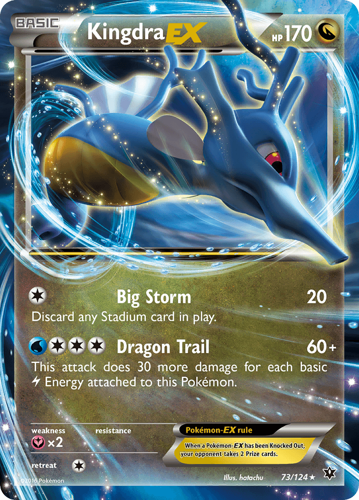 Kingdra-EX Fates Collide card