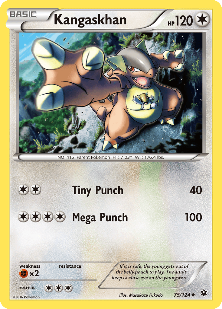 Kangaskhan Fates Collide card