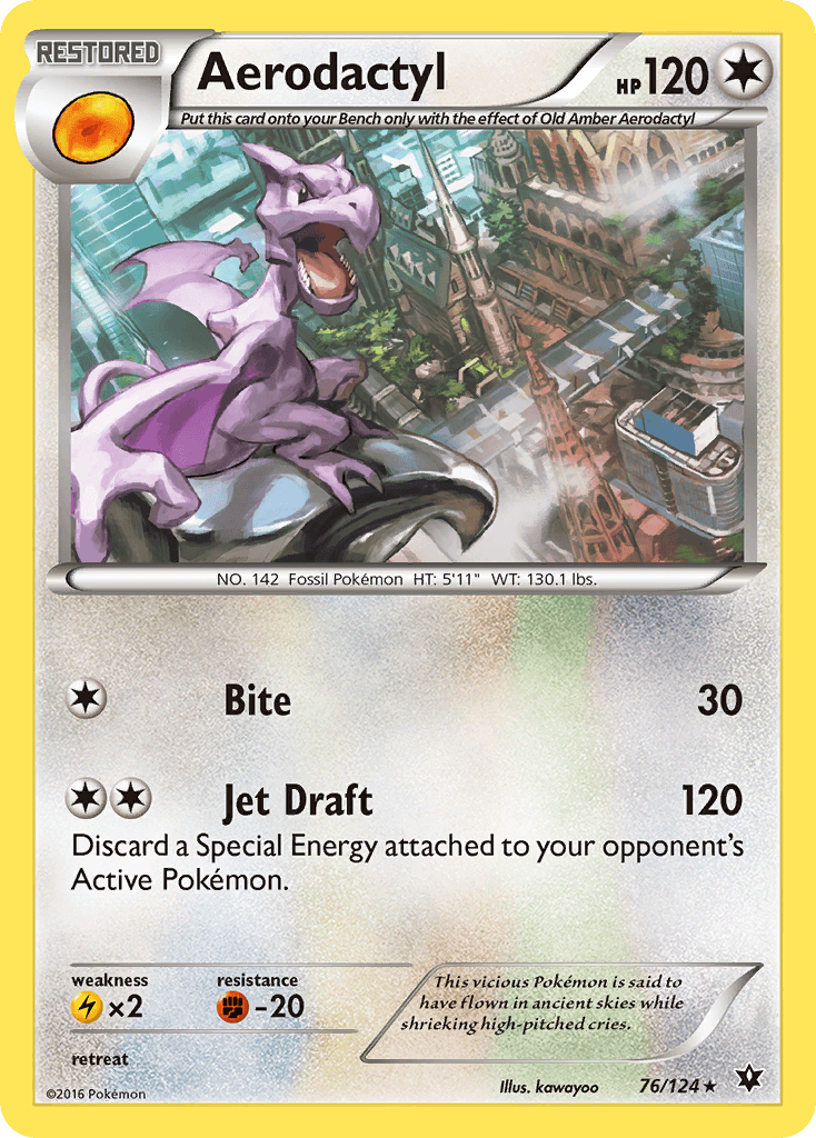 Aerodactyl Fates Collide card