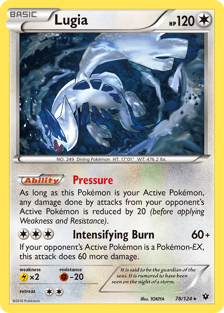 Lugia Fates Collide card